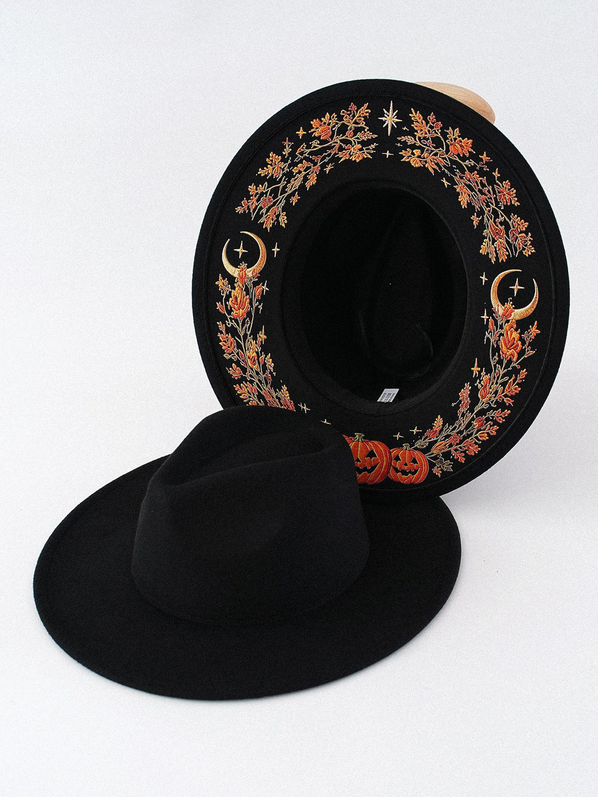 ✨Mystical Embroidered Wide Brim Fedora
