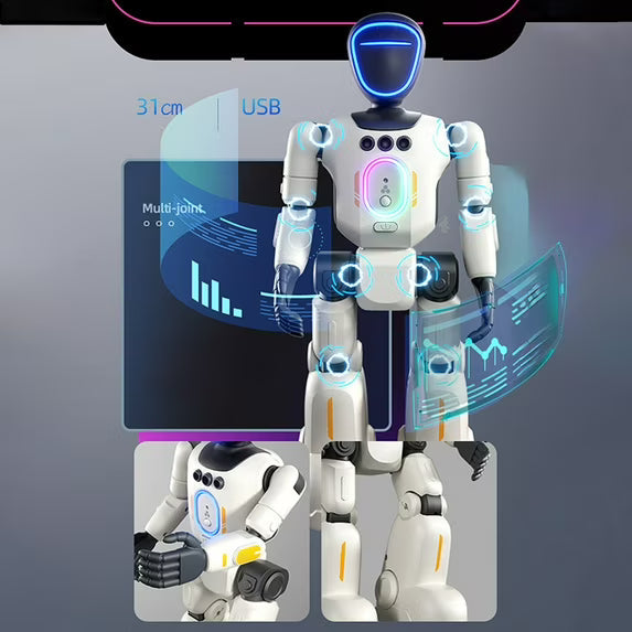 🎖️Next-Gen Humanoid AI Robot | Full-Body Flexible Joints & Smart Interactive Control