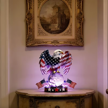 🎖️🇺🇸 Freedom Eagle™ Patriotic LED Table Lamp – American Pride Decor