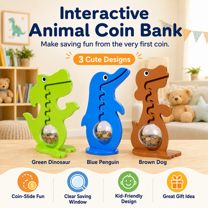 ✨Interactive Animal Coin Bank For Kids
