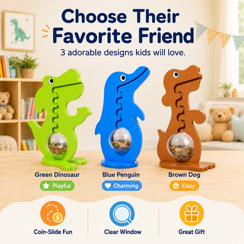✨Interactive Animal Coin Bank For Kids