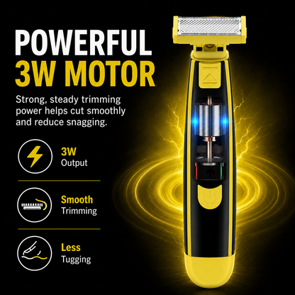 ✨USB rechargeable electric shaver for men, suitable for both wet and dry use