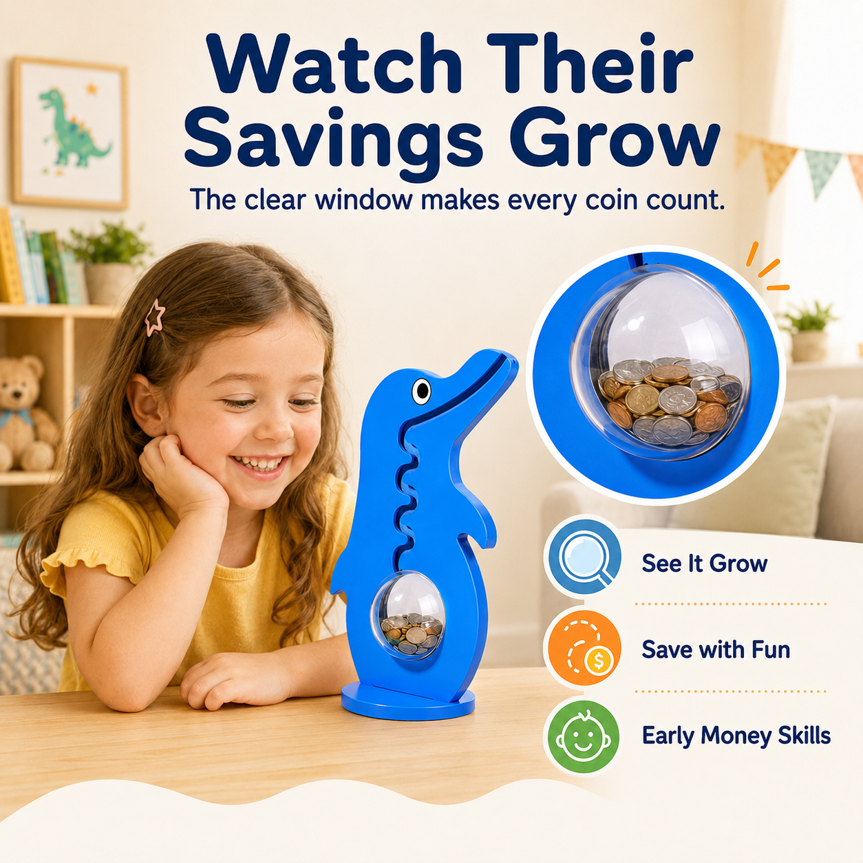 ✨Interactive Animal Coin Bank For Kids
