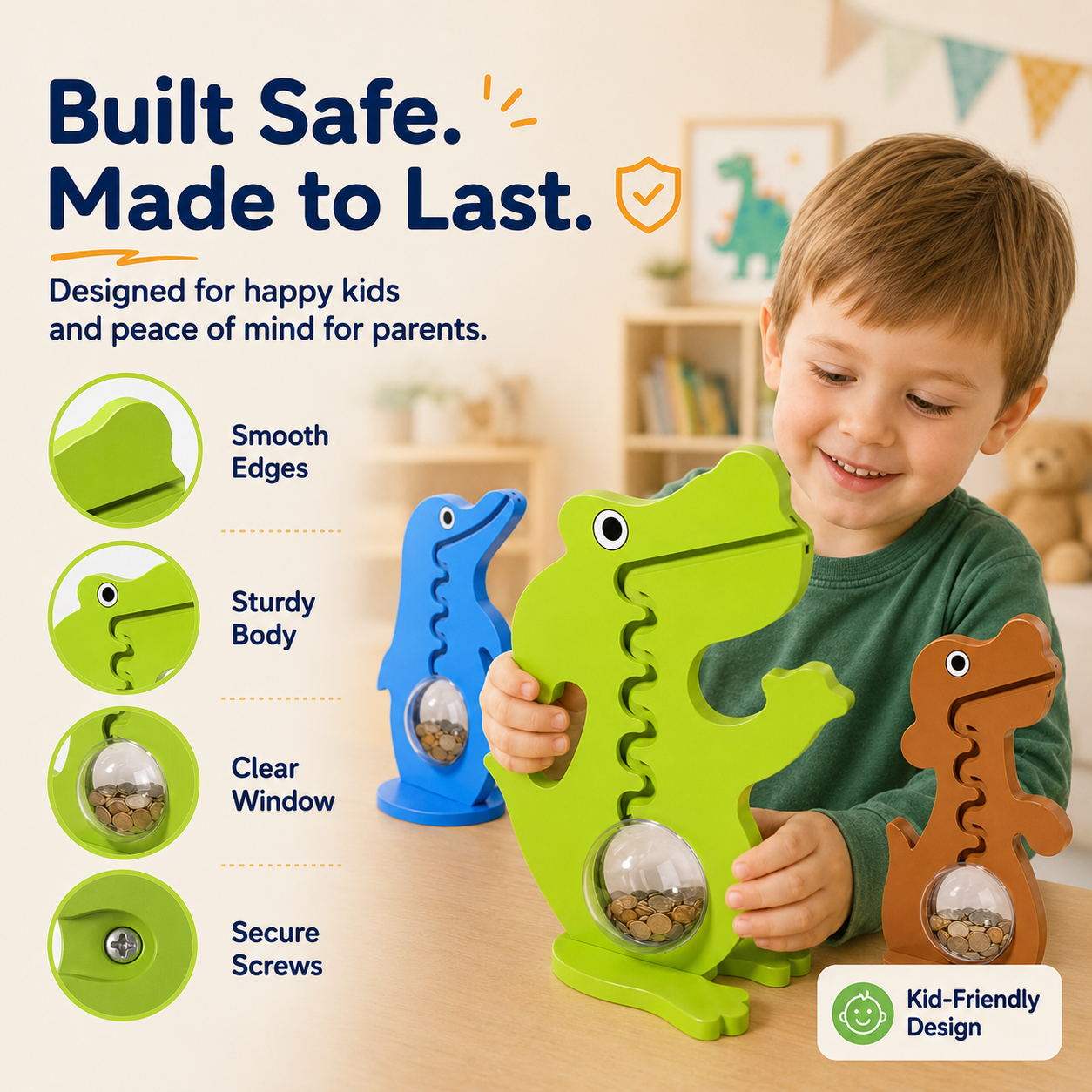 ✨Interactive Animal Coin Bank For Kids