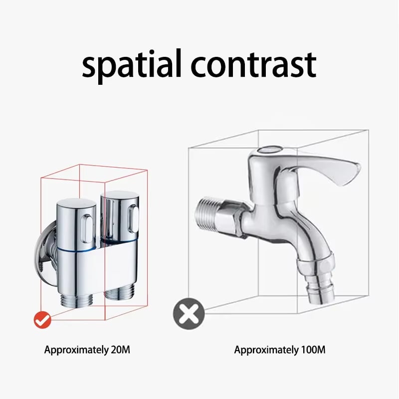 🔥 Last Day 49% OFF💥 1-In-2-Handheld Out Dual Control Valve Bidet Sprayer for Toilet