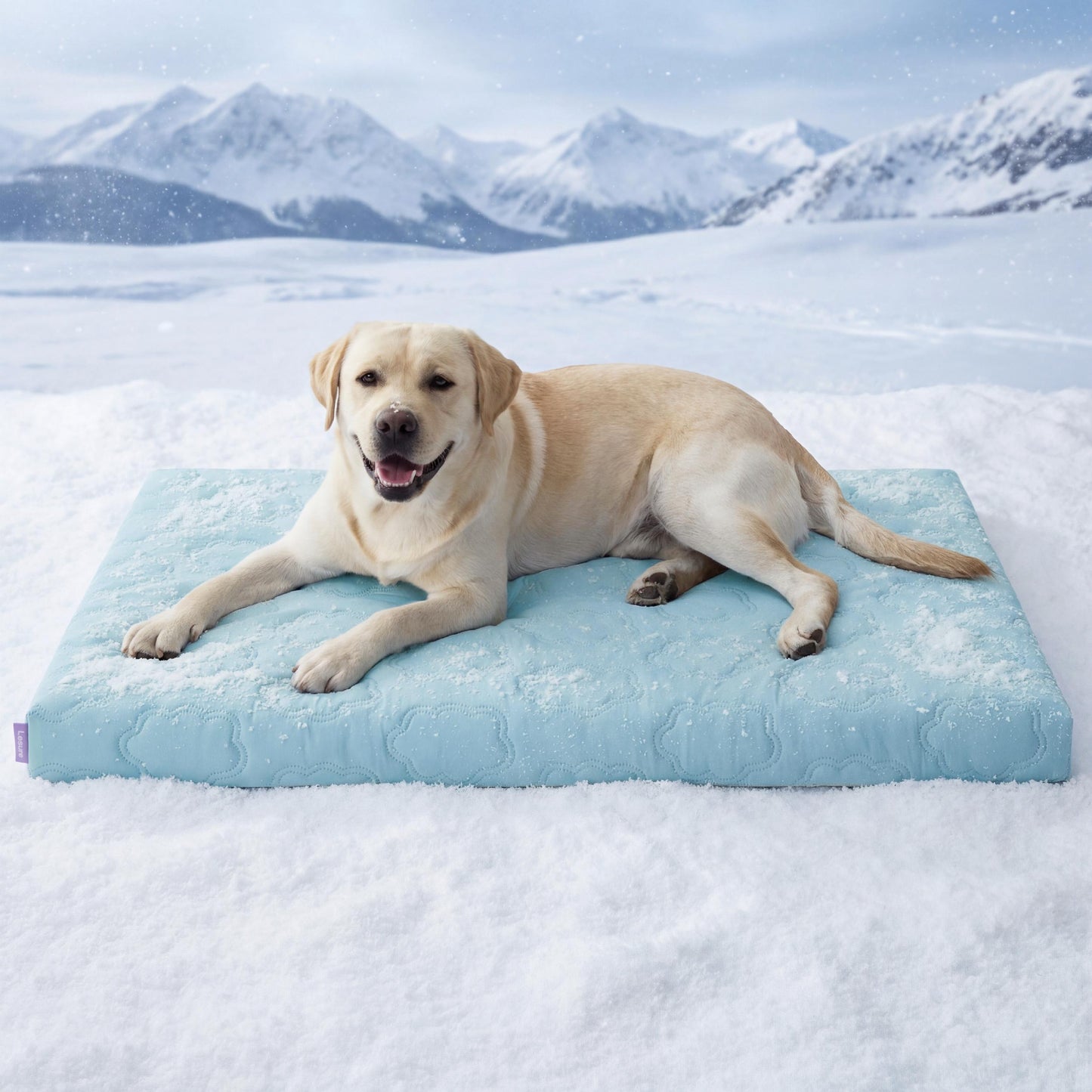 ✨🐶Washable Cooling Dog Mat, ❄️Non-Slip Summer Crate Bed for Large Dogs, No Gel & No Electric