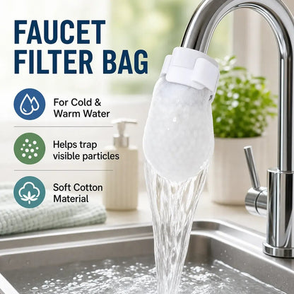 🔥75K+ SOLD!💧 Disposable Cotton Faucet Filter Bags
