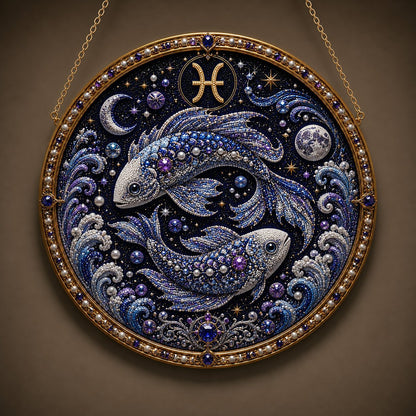 ✨Last Day 49% OFF - DIY 12 Zodiac Signs Pearl Art Kit ♈🌙