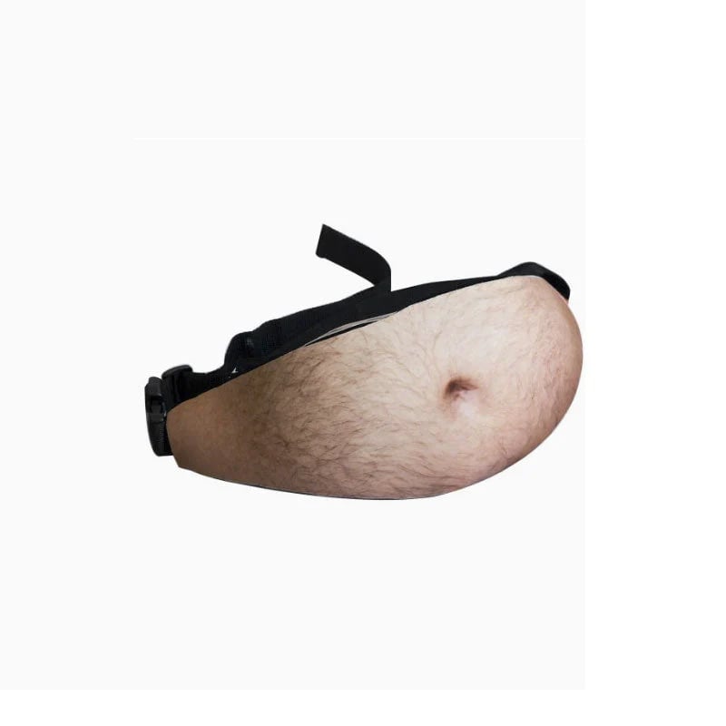 🔥Funny Belly Bag – Realistic Big Belly Novelty Waist Bag