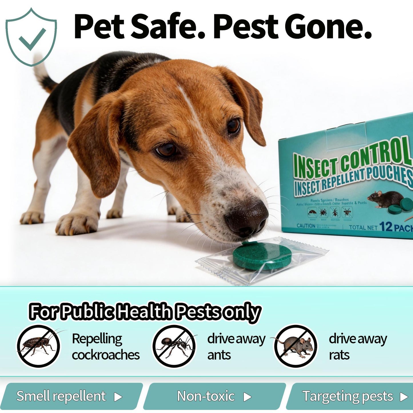 ✨12 Pack Rodent Repellent Balls – Natural Mouse & Rat Deterrent for Home, Kitchen, Garage, Pantry & Storage Areas 🐭
