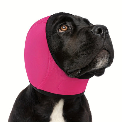 ✨🐶 Dog Calming Hoodie Ear Wraps for Dogs, Waterproof Dogs Swim Cap