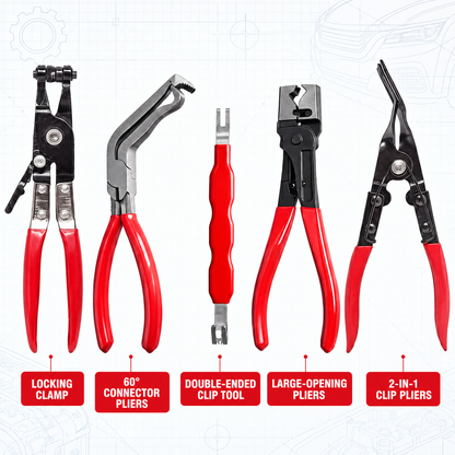 ✨5-PCS Automotive Electrical Disconnect & Trim Clip Pliers Set