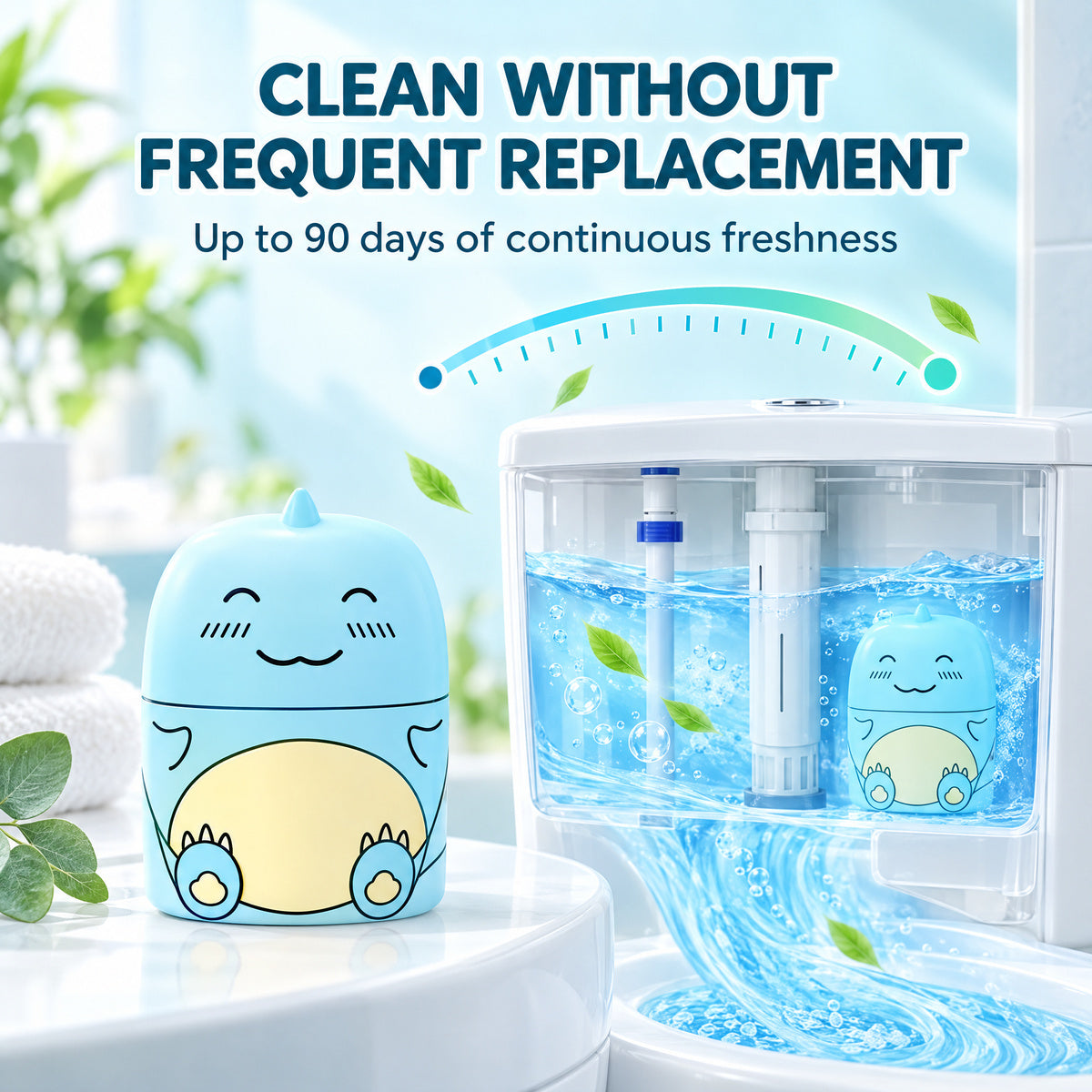 ✨ 3PCS Scented Non-Toxic Deodorizing Freshener Household Toilet Bowl Cleaners