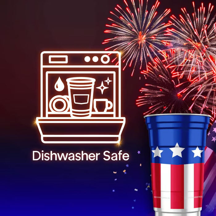 ✨🇺🇸 250th Anniversary Patriotic Aluminum Party Cups