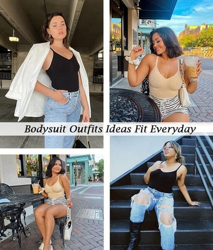 🔥Seamless Covered Bust Jumpsuit Thong Bodysuit Fit Womenswear