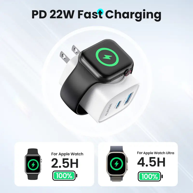 ✨3-in-1 Apple Watch & Fast Charging Wall Adapter