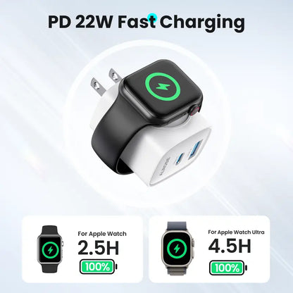✨3-in-1 Apple Watch & Fast Charging Wall Adapter
