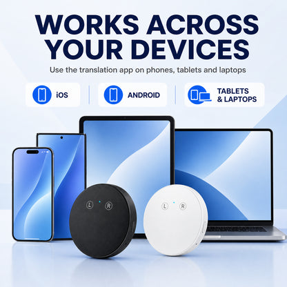 ✨AI Language Translator Device – Real-Time Two-Way Voice Translator