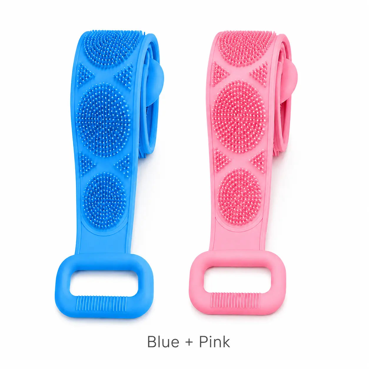 🔥Silicone Bath Brush, Double-Sided Back Scrubber for Body Cleansing & Exfoliating