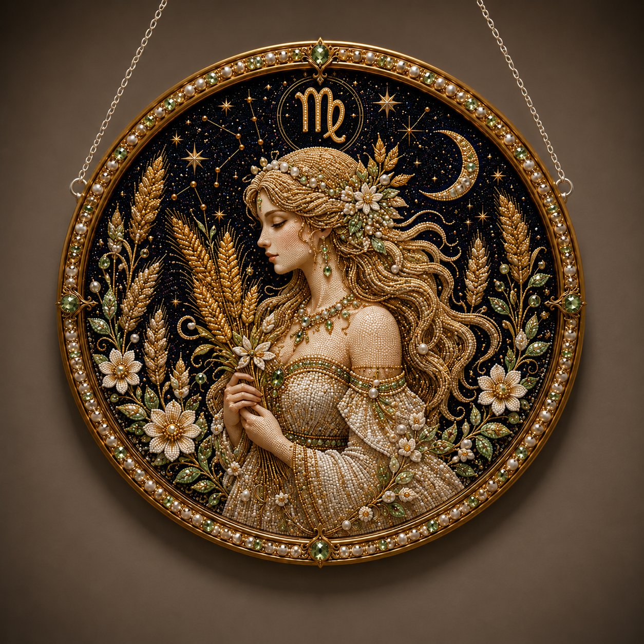 ✨Last Day 49% OFF - DIY 12 Zodiac Signs Pearl Art Kit ♈🌙