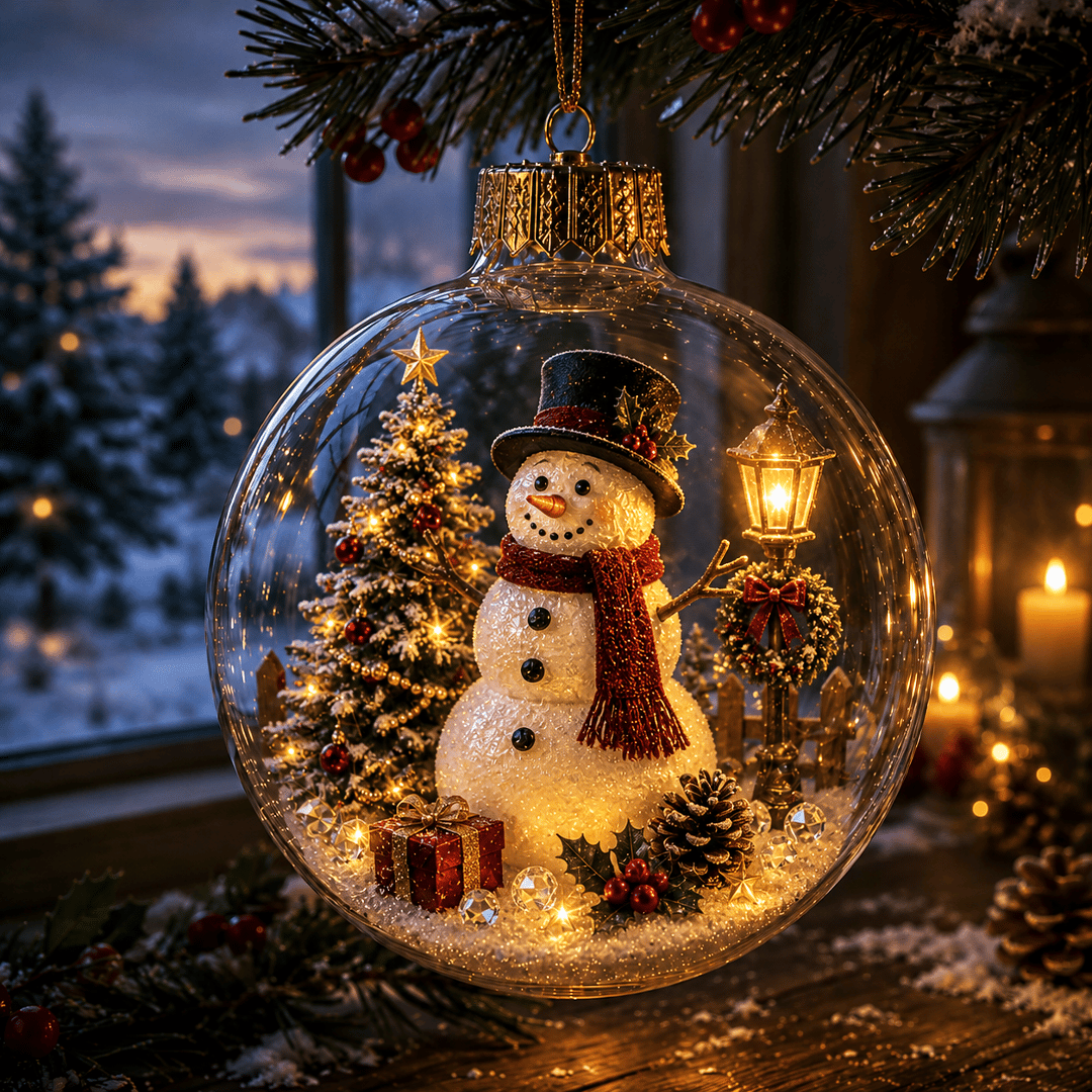 ✨Limited time 50% OFF -✨🎄 Glowing Christmas Story Ornament – Light-Up Mini Holiday Scene(📦Buy 3 Free Shipping)