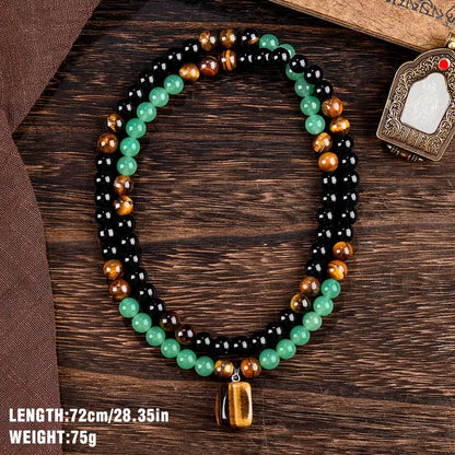 money-attraction-necklace-with-greenaventurine-tiger-eye-pendant-healing-crystal-stone-4053