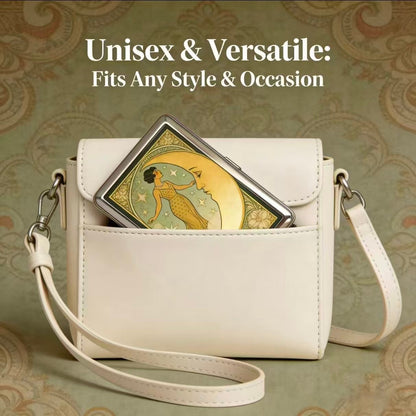 ✨🖤 Vintage Metal RFID Wallet Card Holder – Slim Credit Card Case for Women & Men 💳🔒