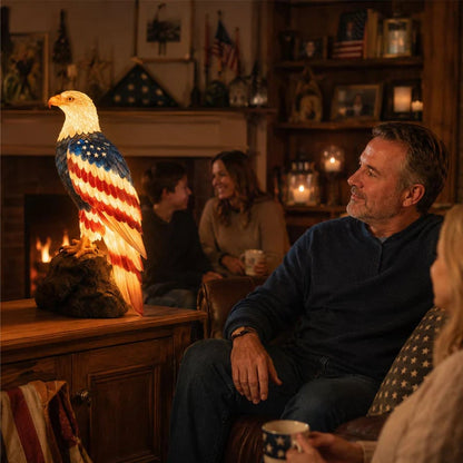 ✨🦅🇺🇸 250th Anniversary Patriotic Bald Eagle Lamp