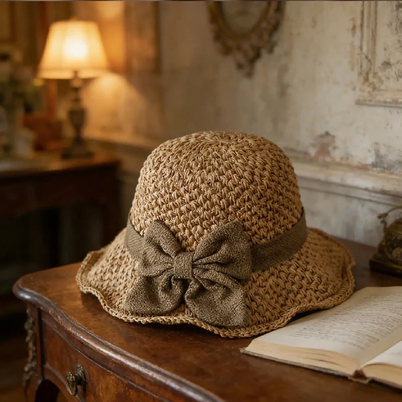 elegant-woven-straw-sun-hat-with-bow-9826