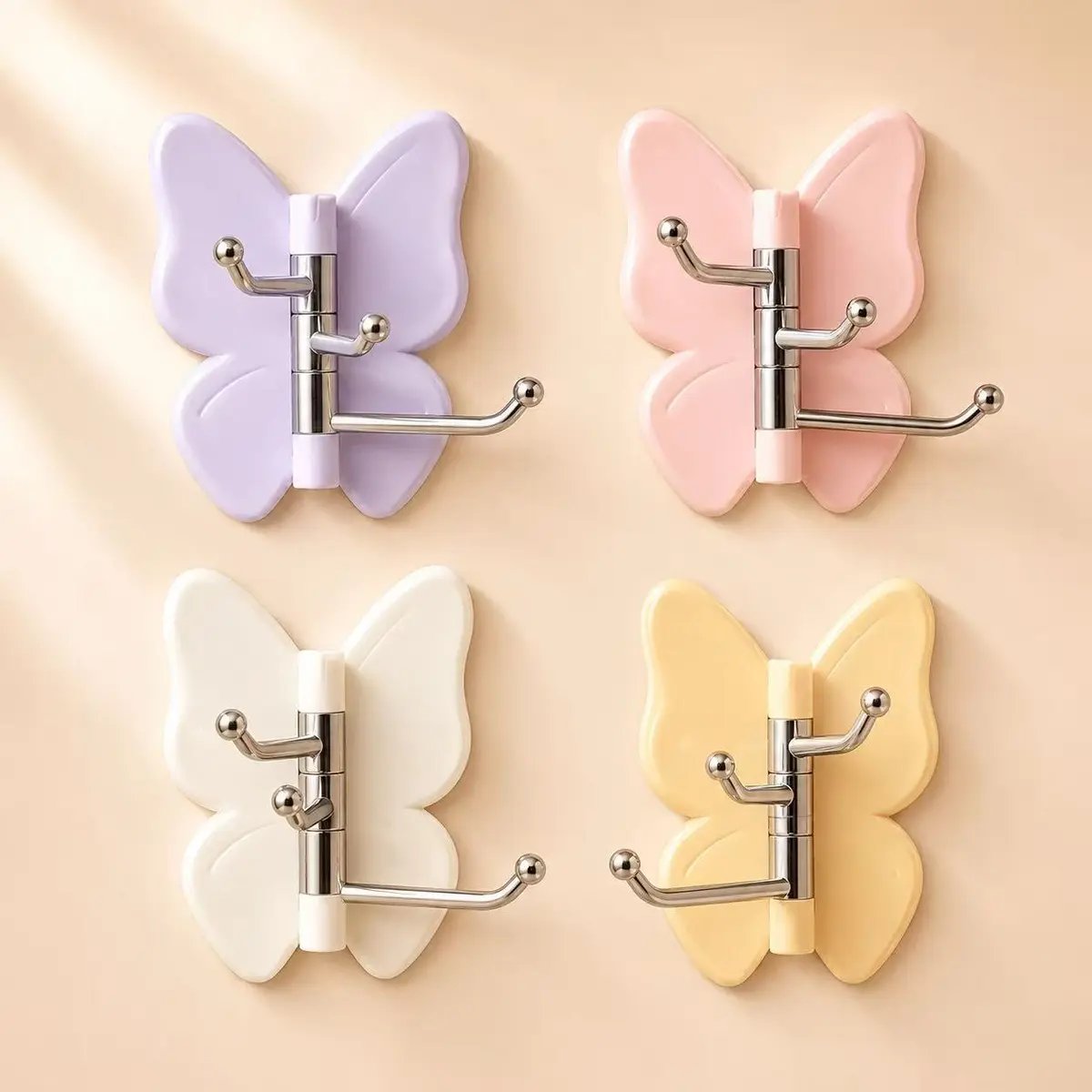 ✨2026 SALE - 🦋No Drilling Swivel Butterfly Hook