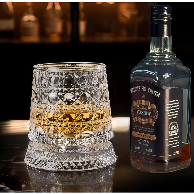 🎖️Rotating Whisky Glass
