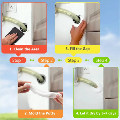 🔥10Pcs Professional Sealant Clay - Anti-Insect Wall Hole Filler Mud