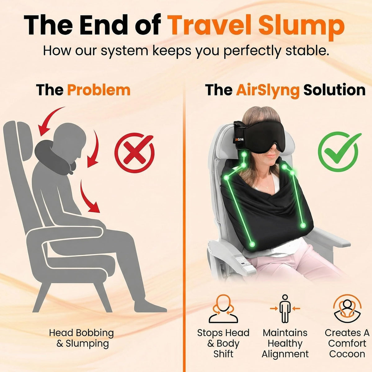 🔥3-in-1 Airplane Sleep Support System
