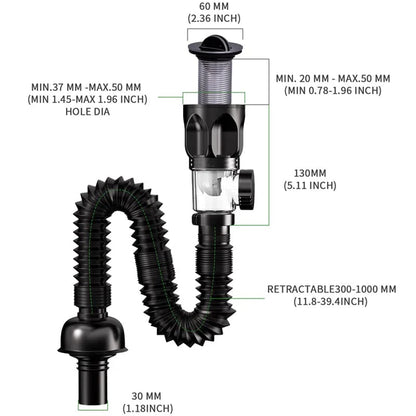 🔥Telescoping Anti-odor Drain Pipe