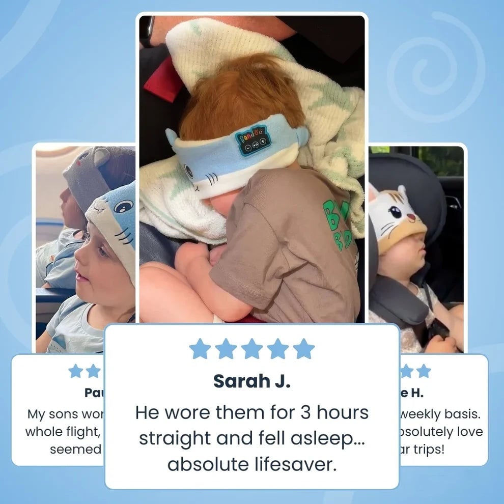 ✨Kids Bluetooth Animal Headphones — Soft, Comfy & Stays On