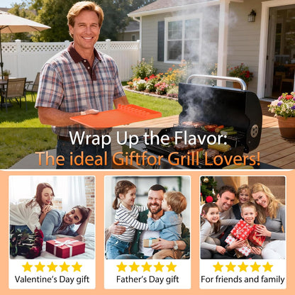✨🌞Summer Sale 49% OFF🍖Silicone BBQ Side Shelf Mat — Keep Tools Clean & Close