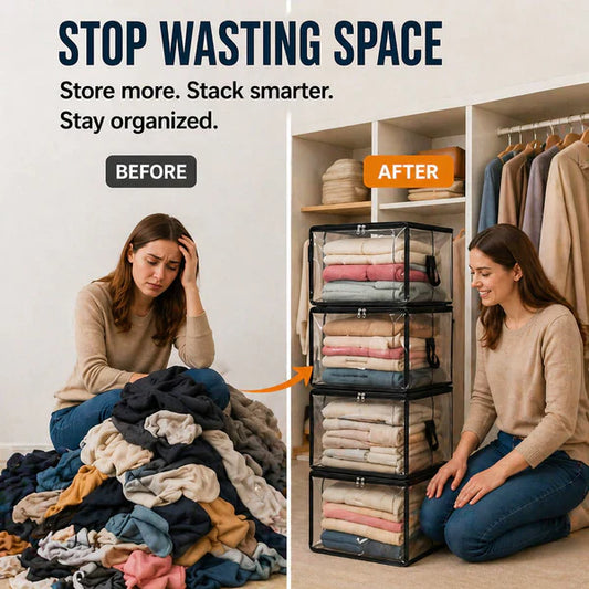 🎖️📦Large Heavy-Duty Thick Plastic Clear Storage
