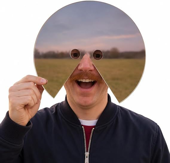 🔥Mirror Face Mask – Hilarious Selfie & Party Prop