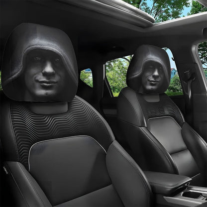 🔥2026 Ghost Face Headrest Covers | 2Pcs