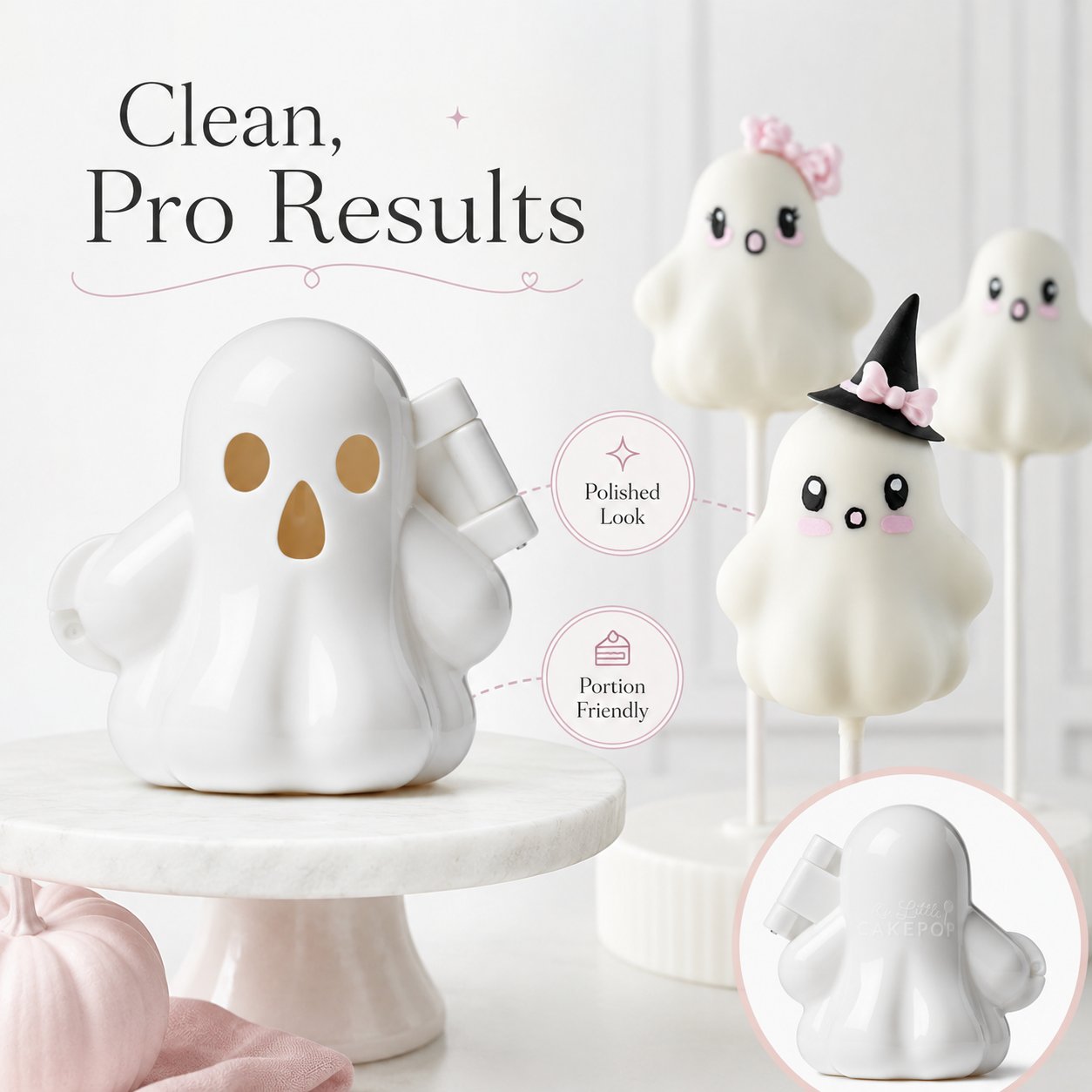 🔥👻 Ghost Cake Pop Mold | Reusable Food-Safe Mold for Cute Spooky Treats, Parties & Creative Baking 🎃✨