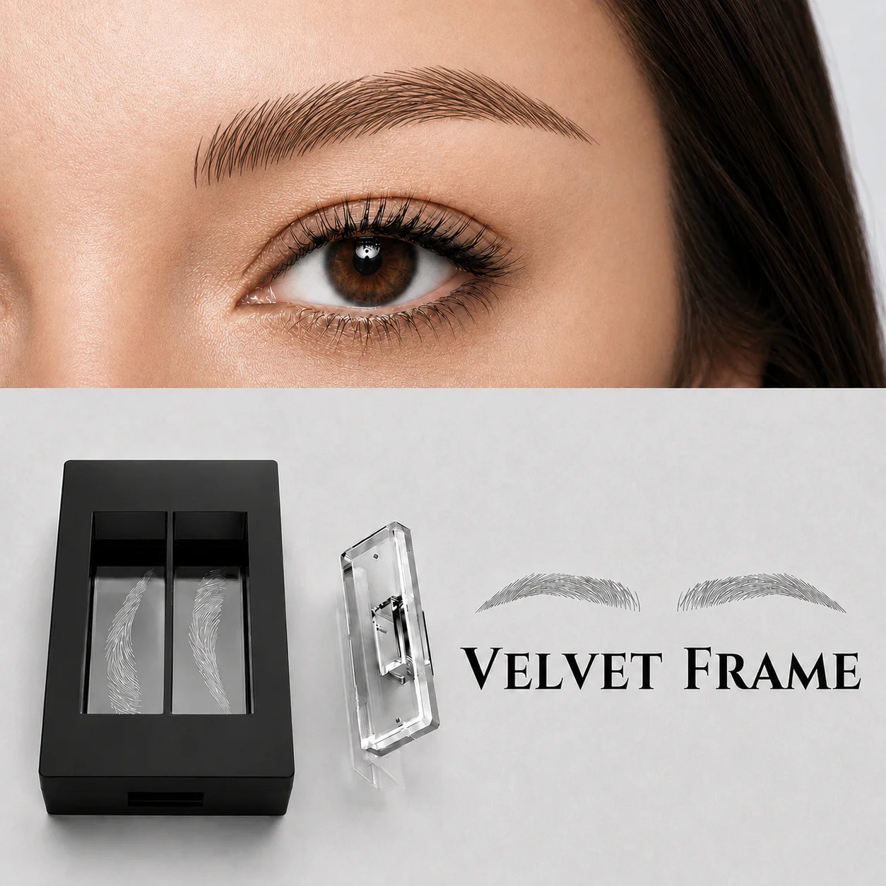 🔥Waterproof Microblading Effect Eyebrow Stamp Kit