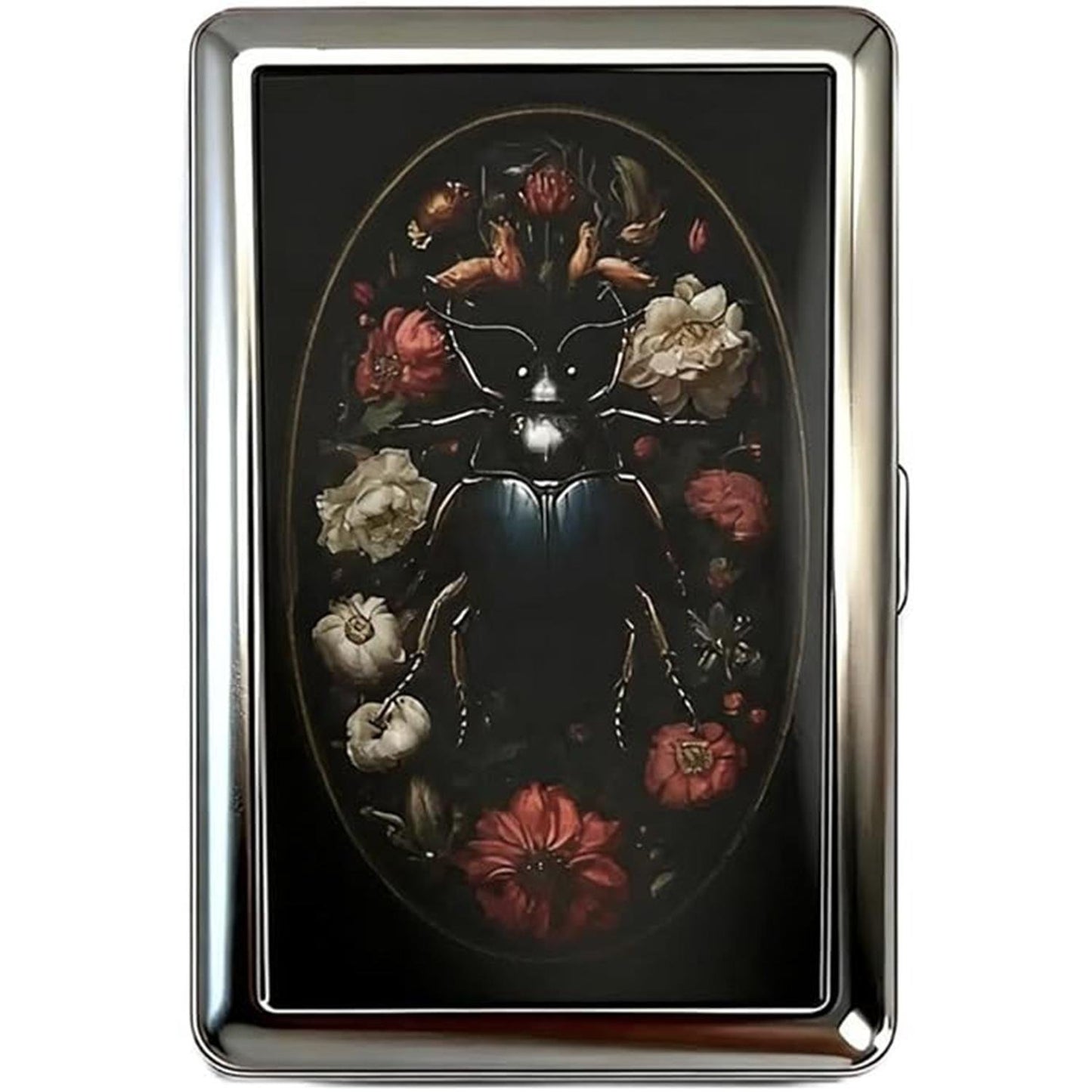 ✨🖤 Vintage Metal RFID Wallet Card Holder – Slim Credit Card Case for Women & Men 💳🔒