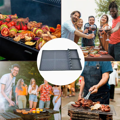 ✨🌞Summer Sale 49% OFF🍖Silicone BBQ Side Shelf Mat — Keep Tools Clean & Close