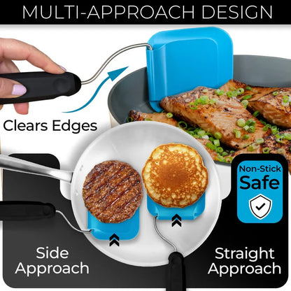 ✨ Multi-Angle Spatula Spoon – Flip, Scoop & Serve From a Better Angle🍳