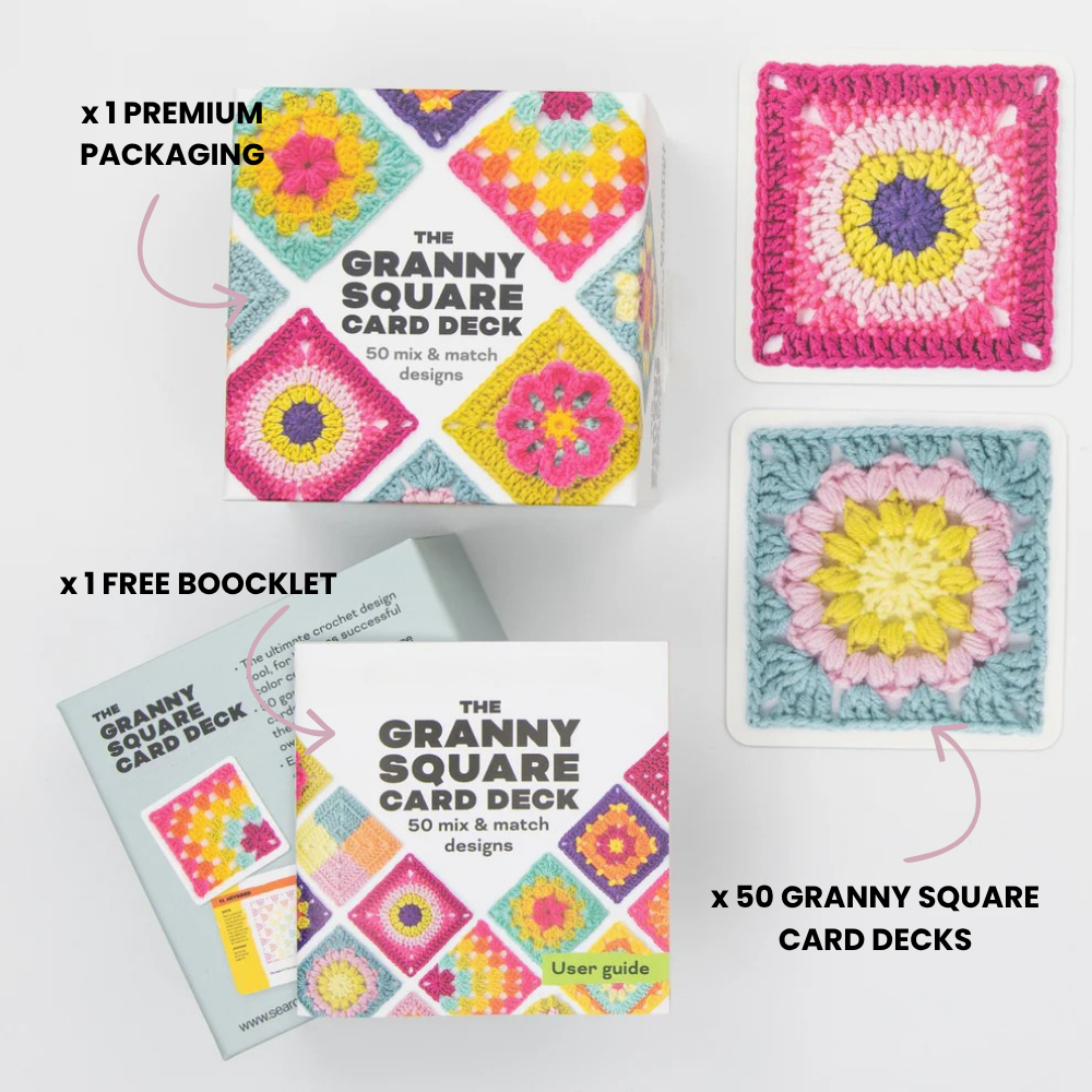 ✨50 Granny Square Card Deck