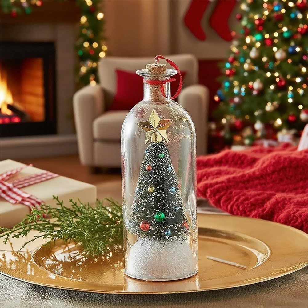 🎖️Limited Time 50% Off🎄 8" Recordable Christmas Tree Message In A Bottle