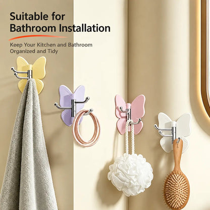 ✨2026 SALE - 🦋No Drilling Swivel Butterfly Hook