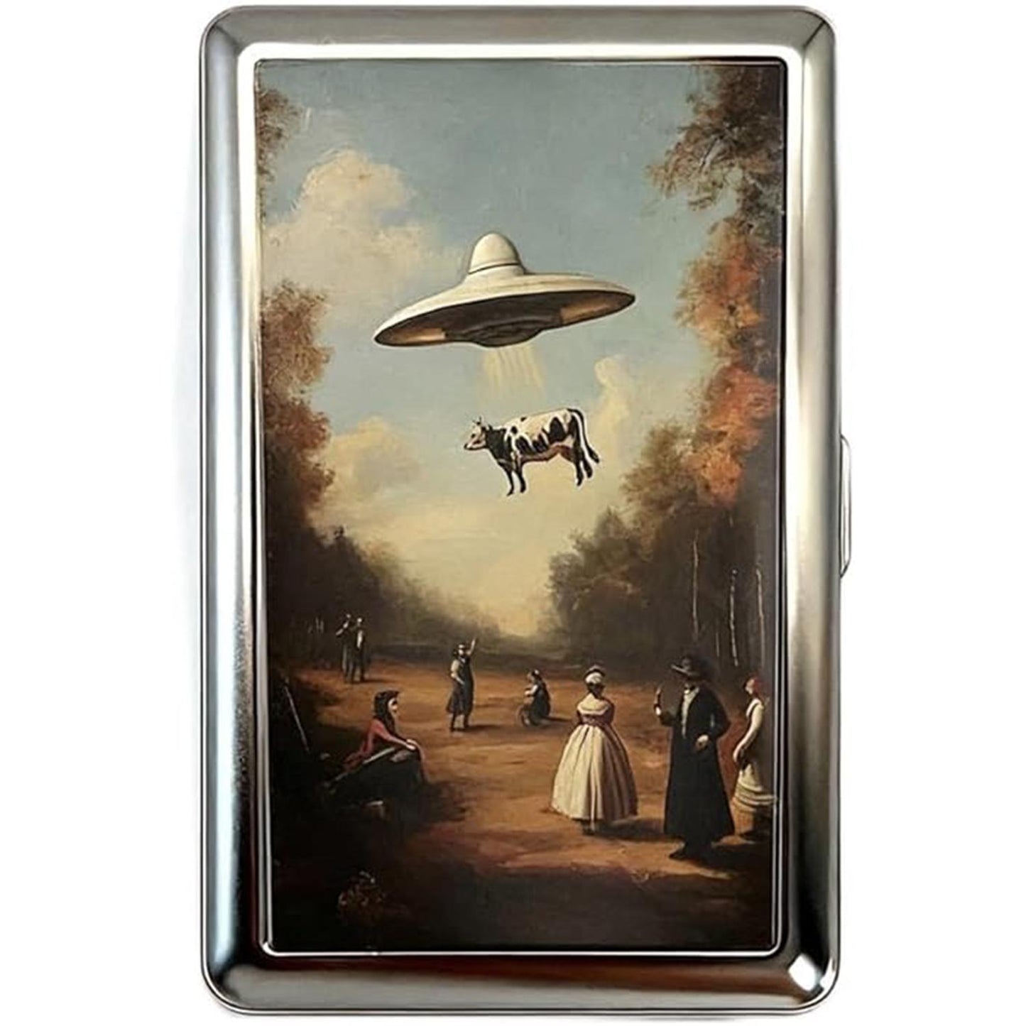 ✨🖤 Vintage Metal RFID Wallet Card Holder – Slim Credit Card Case for Women & Men 💳🔒