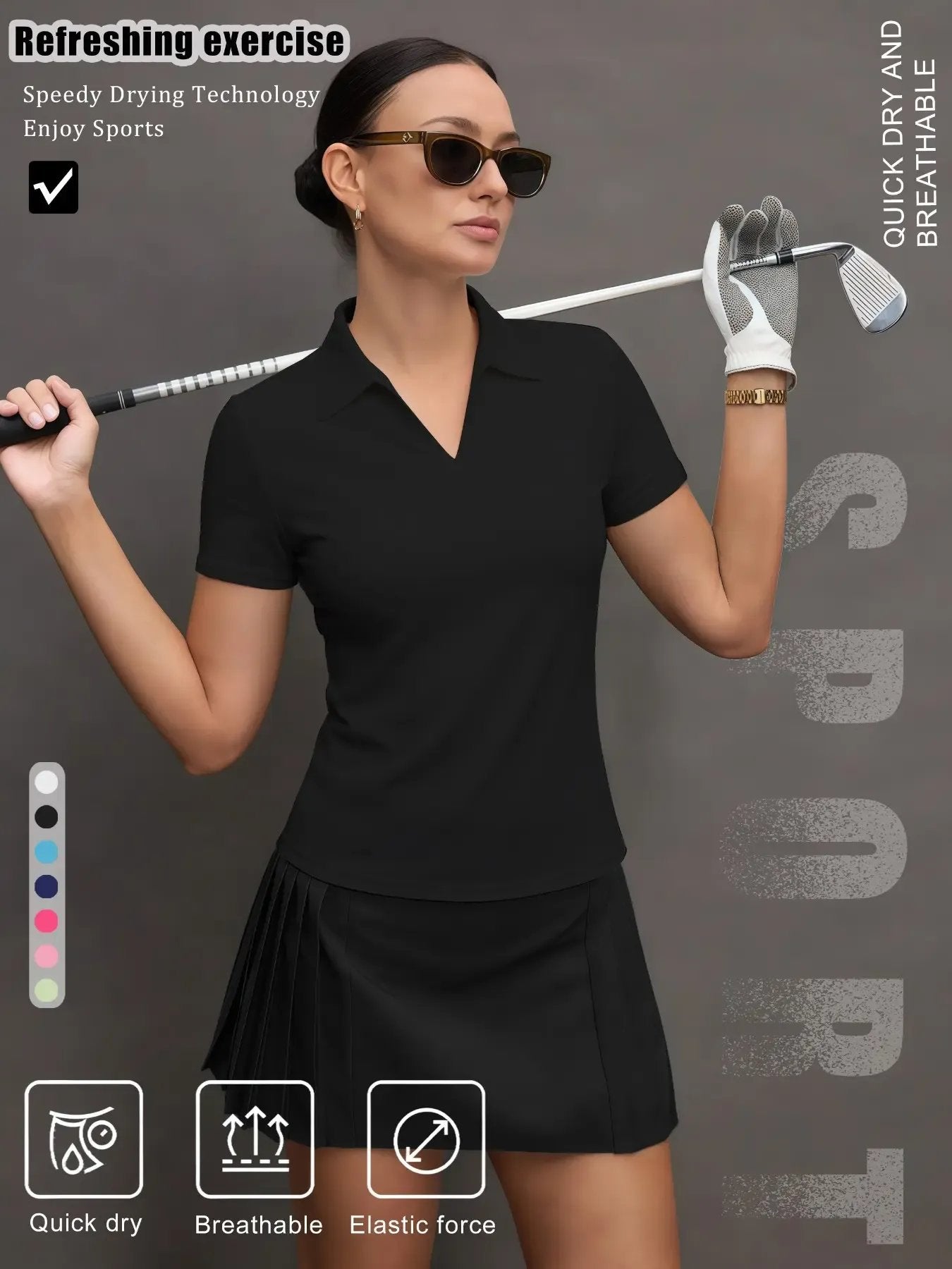 ✨Hot Sale👕 WOMEN’S SPORTS POLO SHIRT