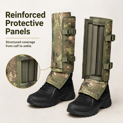 ✨🐍Unisex Adjustable Snake-Resistant Leg Gaiters, outdoor hunting leg protection against puncture wounds